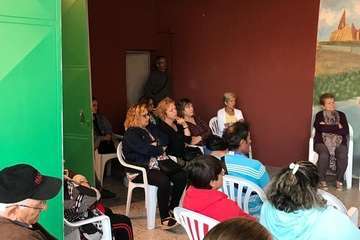 Reunión de Más por Telde con vecinos de Las Longueras (Foto TA)